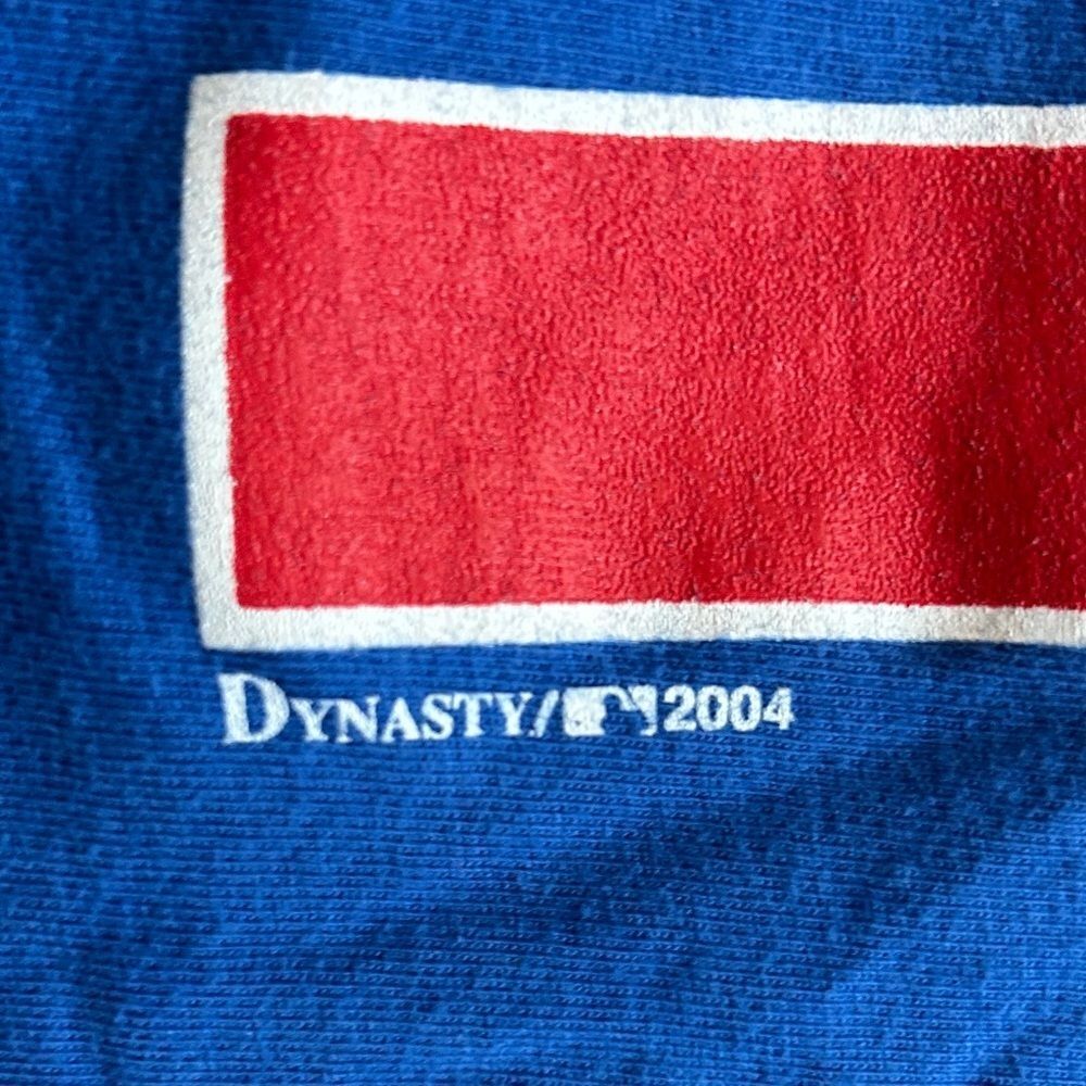 Dynasty Vintage Sammy Sosa 2004 Chicago Cubs #21 Blue Red Graphic T-Shirt Medium - Picture 6 of 13